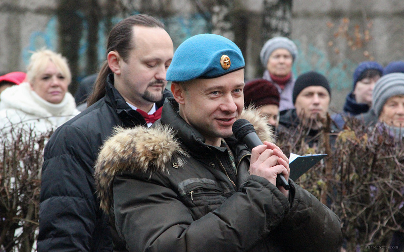 Праздничное мероприятие с торжественным открытием экспоната легендарного бронетранспортёра БТР Б 60